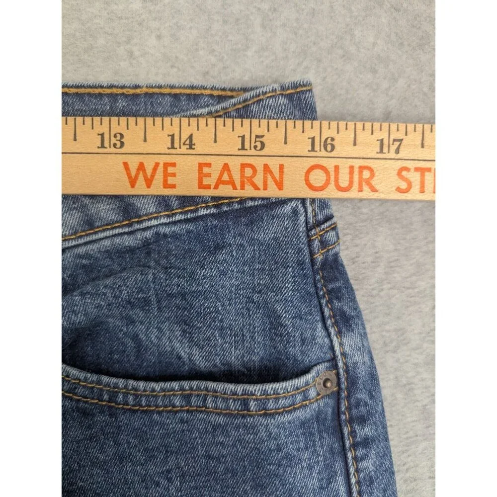 Levis 505 Jeans Mens Size 32x34 Blue Classic Straight Comfort Dark Wash Cowboy
